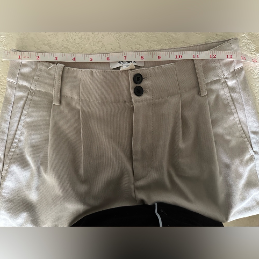Madewell The Harlow Wide Leg Pant in Brushed Twill - Picture 8 of 9